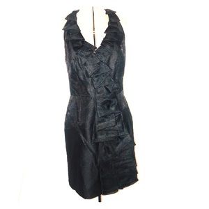 Vera wang white label black cocktail dress NWT 10